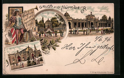 Lithographie nürnberg bayer - lithographie, nürnberg,