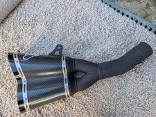 Ducati Diavel 1200 Termignoni Auspuff Endtopf schwarz beschichtet Teil 96410551AB Bj 2012