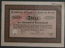 Preußische Pfandbrief-Bank in Berlin 1927 1000 RM