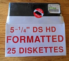 Vintage Floppy 5 1/4 DS HD