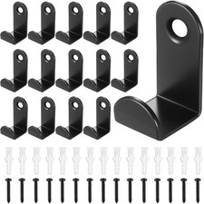 15x Wandhaken Schwarz Matt