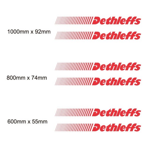 Dethleffs wohnwagen aufkleber - dethleffs,