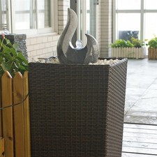 Zimmerbrunnen Granit mit LED