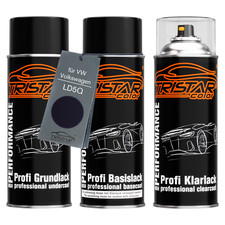 Autolack Spraydosen Set für VW Volkswagen LD5Q Shadow Blue Metallic