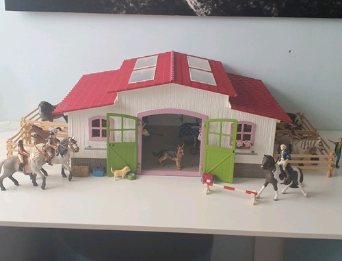 Schleich reiterhof pferdestall - schleich, reiterhof/pferdestall