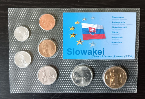 Kursmünzensatz slowakei - kursmünzensatz, "slowakei