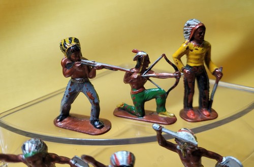 Indianer figuren kunststoff - indianer,