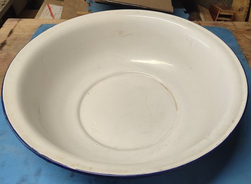 Emaillie schüssel 42 cm - schüssel,