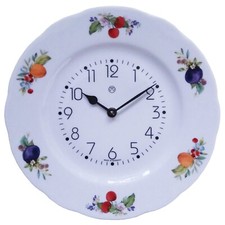333 Teller-Uhr Obst  Wanduhr