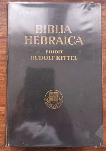 Rudolf kittel hebrew - -, old