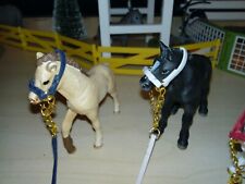 3-tlg  Set Fohlen Leder