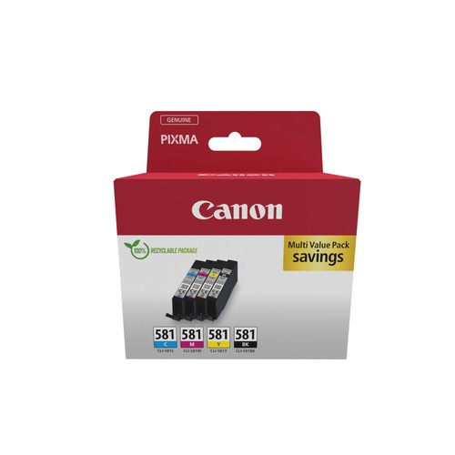 Canon cli 581 y bk - canon, c/m/y/bk