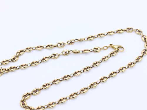 585 gold bohnenkette - gold,