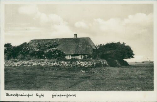 Ansichtskarte nordseeinsel - ansichtskarte,