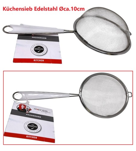 Sieb weiß ø10cm mehlsieb - sieb,