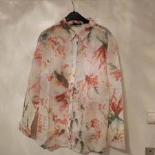 Bluse Langarm Größe 48 Bunt