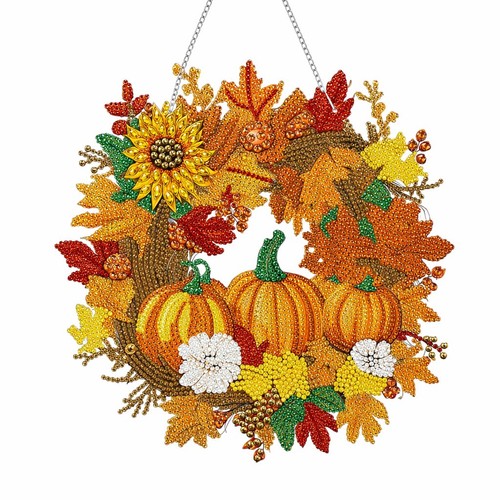 Herbst kranz diy diamond - kranz,