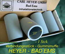 Gummi Muffe Verbindungsstück Heyer Piccolo Inhalationsgerät Inhaler Connect BUND
