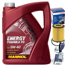 BOSCH ÖLFILTER F026407015+MANNOL 5W40 ÖL für OPEL ASTRA G H CORSA B C D AGILA A