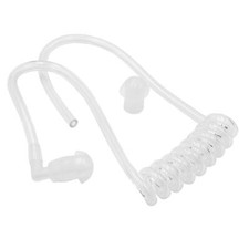 Schallschlauch, 2x Ohrstöpsel für Headset - transparent