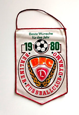 Fußball Wimpel DDR Oberliga  BFC Dynamo Berlin  1980 Beste Wünsche für das Jahr