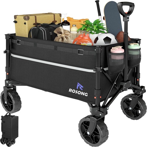 Rosong bollerwagen faltbar - bollerwagen, mit