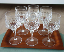 6 traumhafte Vintage Weingläser Peill & Putzler Bleikristall 24% edel elegant