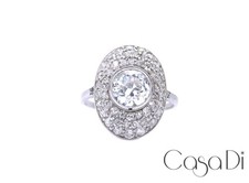 Exquisiter art deco ring - exquisiter,