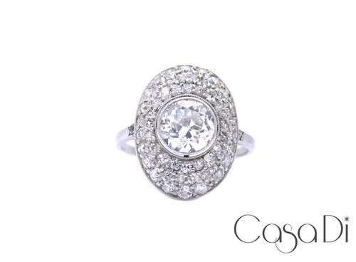 Exquisiter art deco ring - deco,