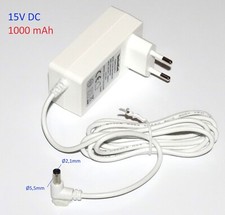 TechniSat Steckernetzteil 230V AC/DC 15V 1000mA Hohlstecker 5,5mm x 2,1mm