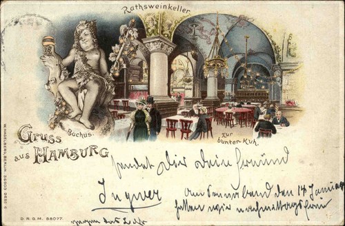 1899 gruss aus hamburg - gruss,