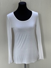 KD Klaus Dilkrath - Basic Shirt weiß - Viskose/Elasthan - Größe 42