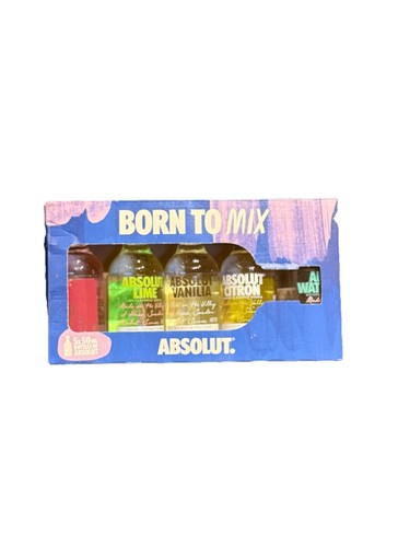 Absolut vodka set geschenkbox - vodka,