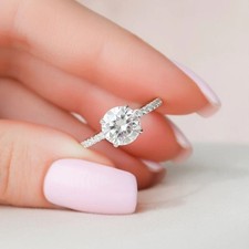 Rundschliff 1,75 kt weißer