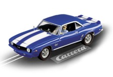 Carrera Evolution - 25464 Chevrolet Camaro SS396 1669 Slotcar Blau NEU & OVP