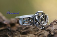 Keltischer Knoten Silberring aus 925 Sterling Silber 