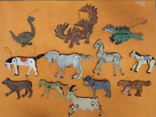 Tierfiguren aus Holz