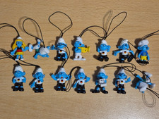 14 Schlumpf-Figuren zur Fußball WM 2014 aus Edeka Sammelaktion - gebraucht