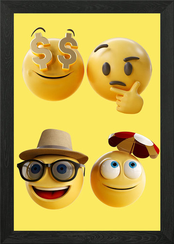 Lustiges dollar emoji - lustiges,