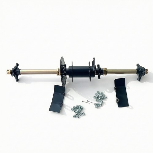 Hinterachse mit bremsscheibe - hinterachse,
