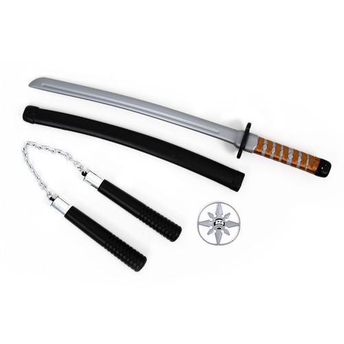 Falsches katana und nunchucks - falsches,