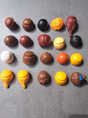 Playmobil zubehör 20x haare - playmobil,
