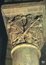 Alte Kunstpostkarte - Clermont-Ferrand - Basilique N.D. du Port - Chapiteau