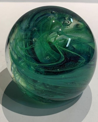 Art glas briefbeschwerer - art,