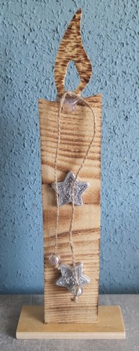 Holz säule kerze - ,
