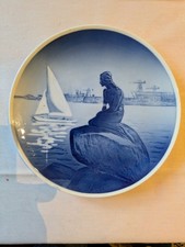 Schöner Sammelteller Wandteller Royal Copenhagen Kleine Meerjungfrau