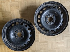 2 Stahlfelgen 5 1/2 J X 14 ET 35 4x98 58,1 Mittenloch für FIAT 500