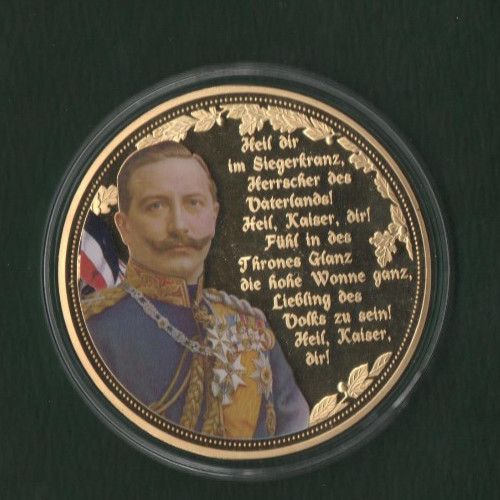 Gigant medaille vergoldet - gigant,