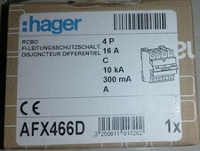 Hager RCBO 4‑polig C16A