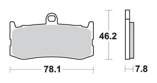 Bremsbeläge kh491 racing dual - kh491,